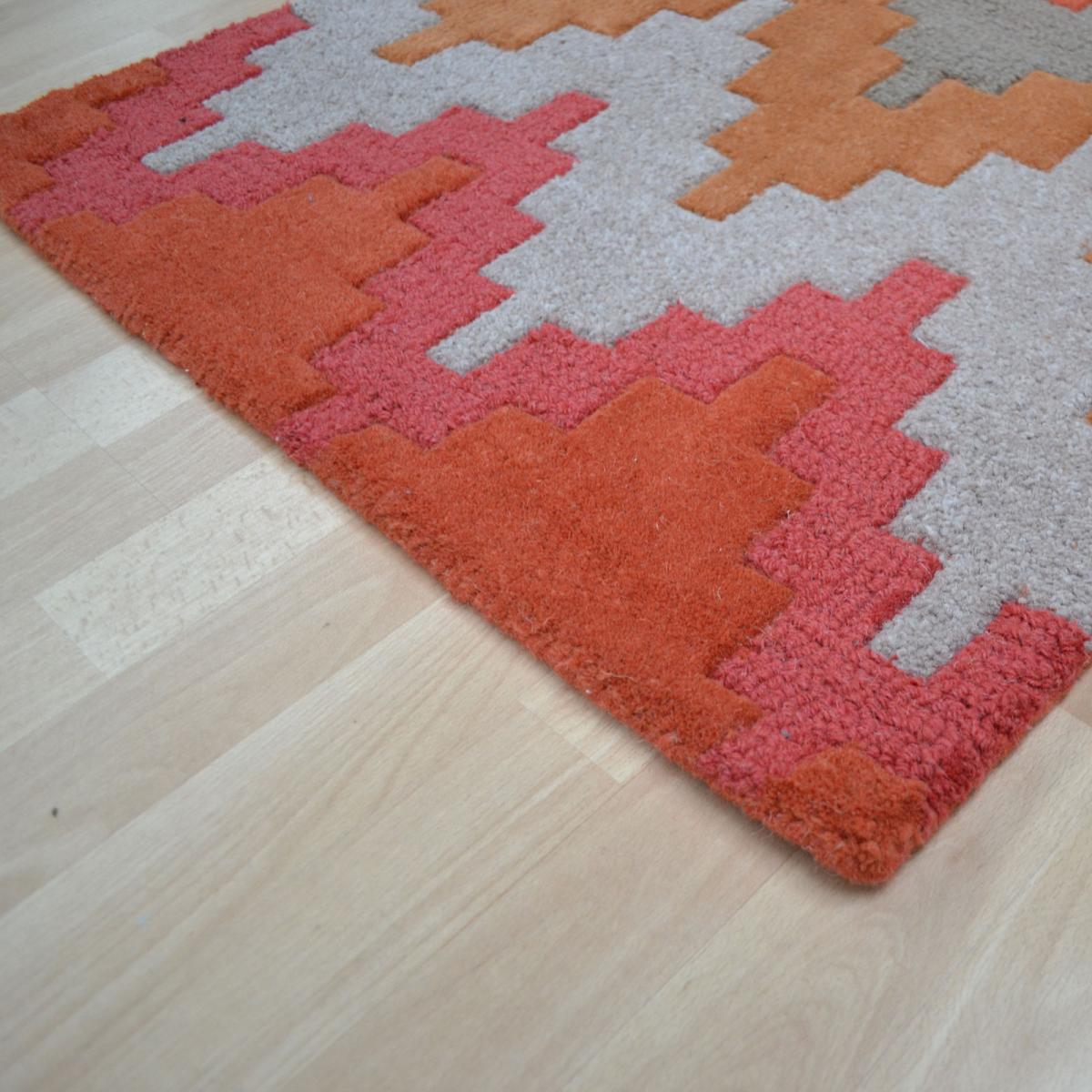 Matrix MAX23 Cuzzo Hallway Runner Rugs in Sienna Orange 70x240cm – image 2