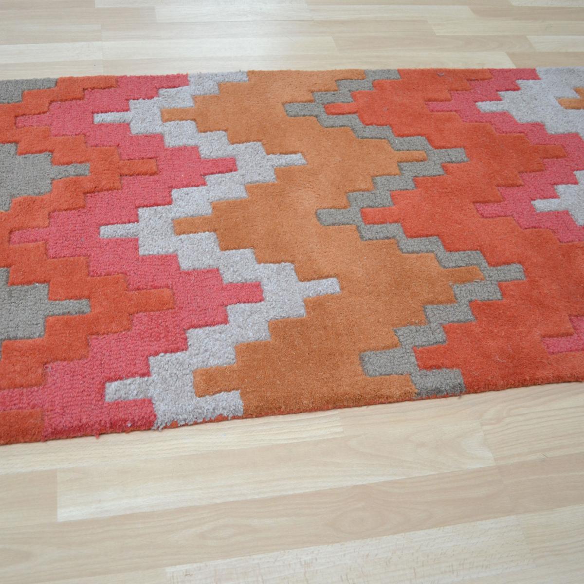 Matrix MAX23 Cuzzo Hallway Runner Rugs in Sienna Orange 70x240cm – image 3