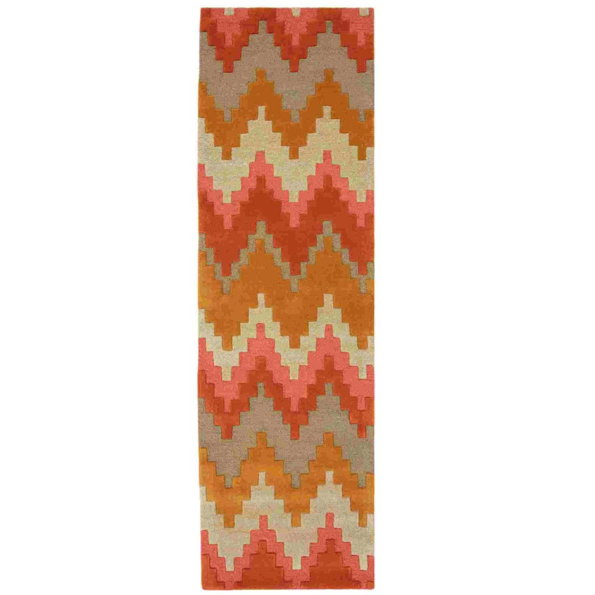 Matrix MAX23 Cuzzo Hallway Runner Rugs in Sienna Orange 70x240cm – image 5