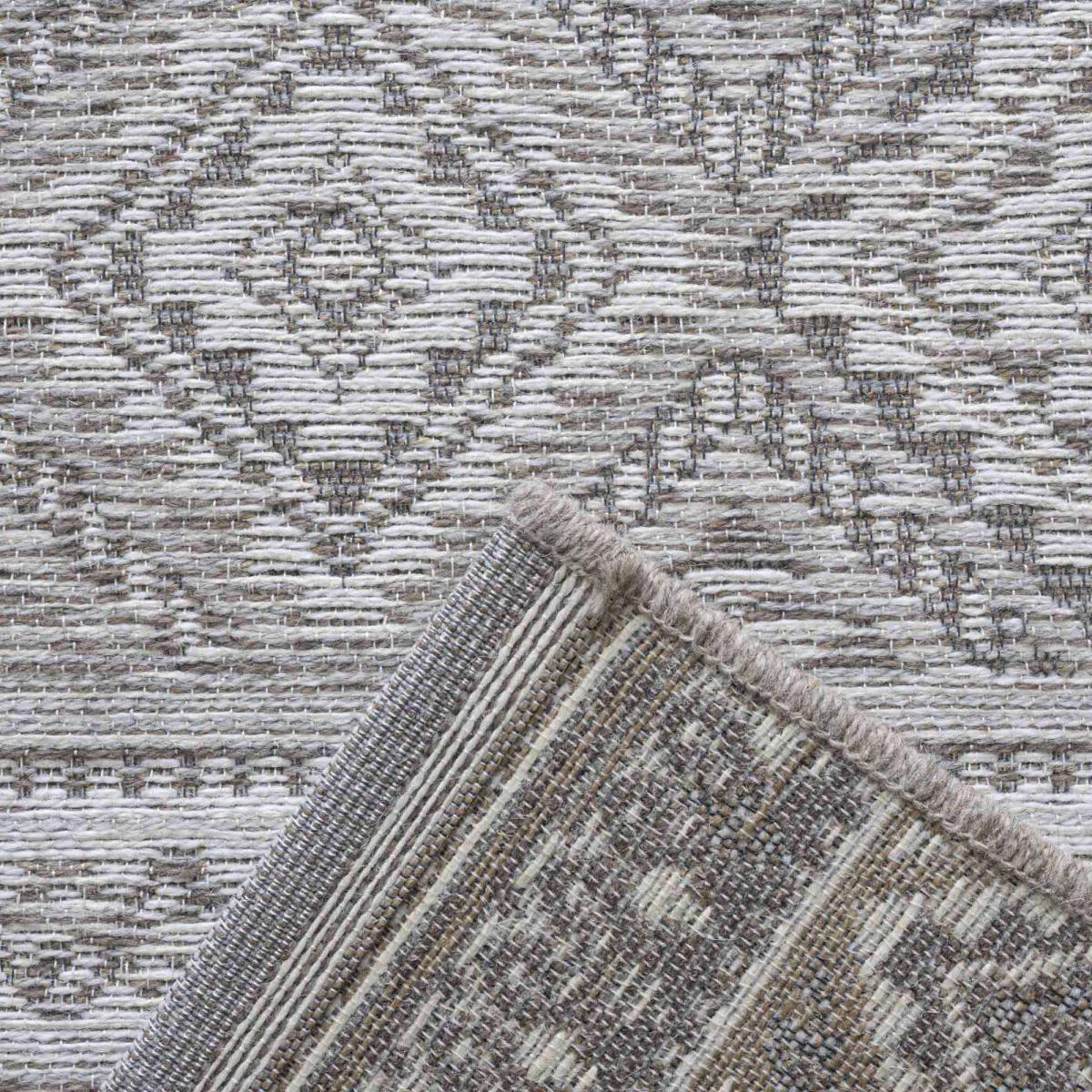 Cabana 84004 7001 Boho Flatweave Rug in Beige – image 2