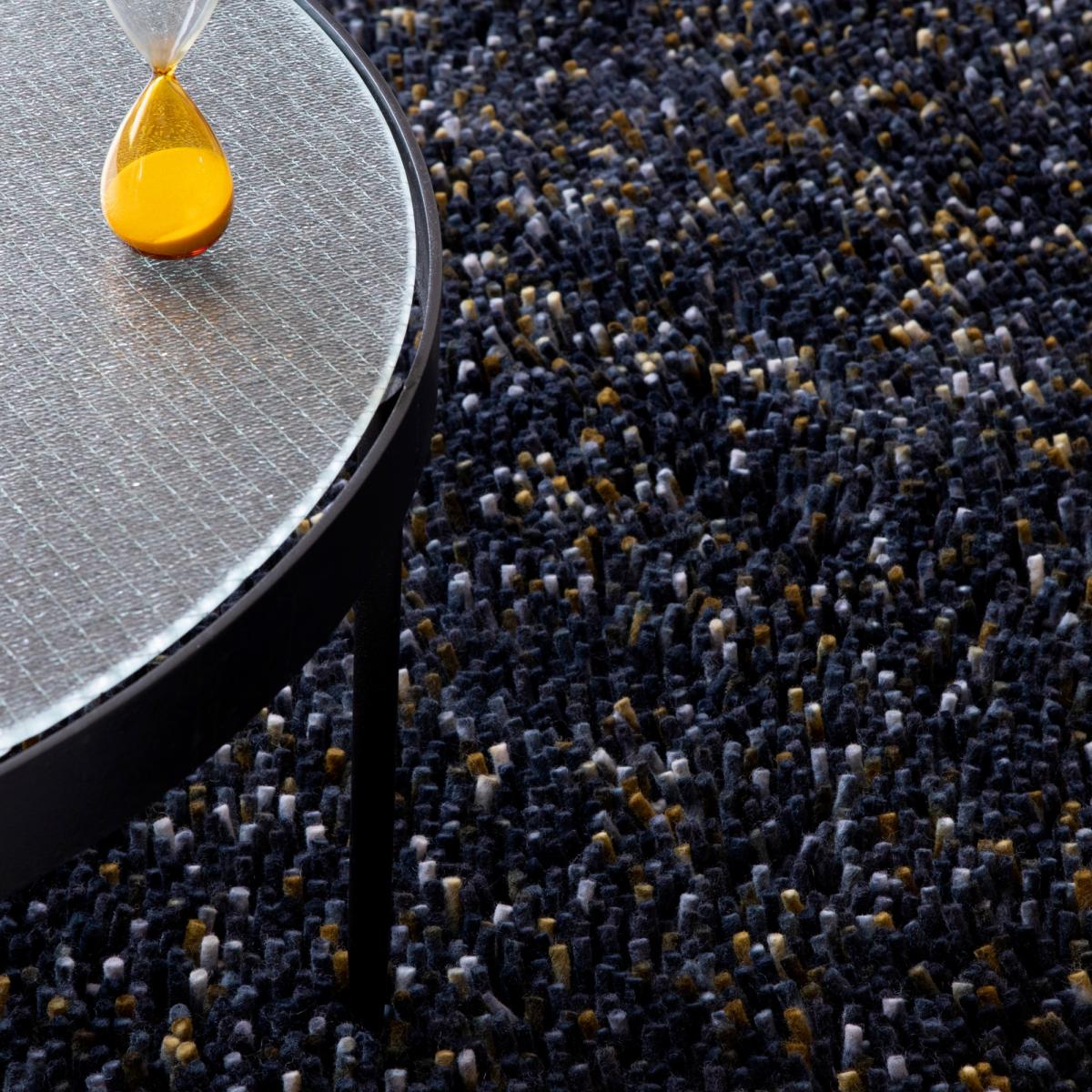 Rocks 70534 Asymmetric Shaggy Rugs by Brink and Campman in Carbon250x300cm – image 2