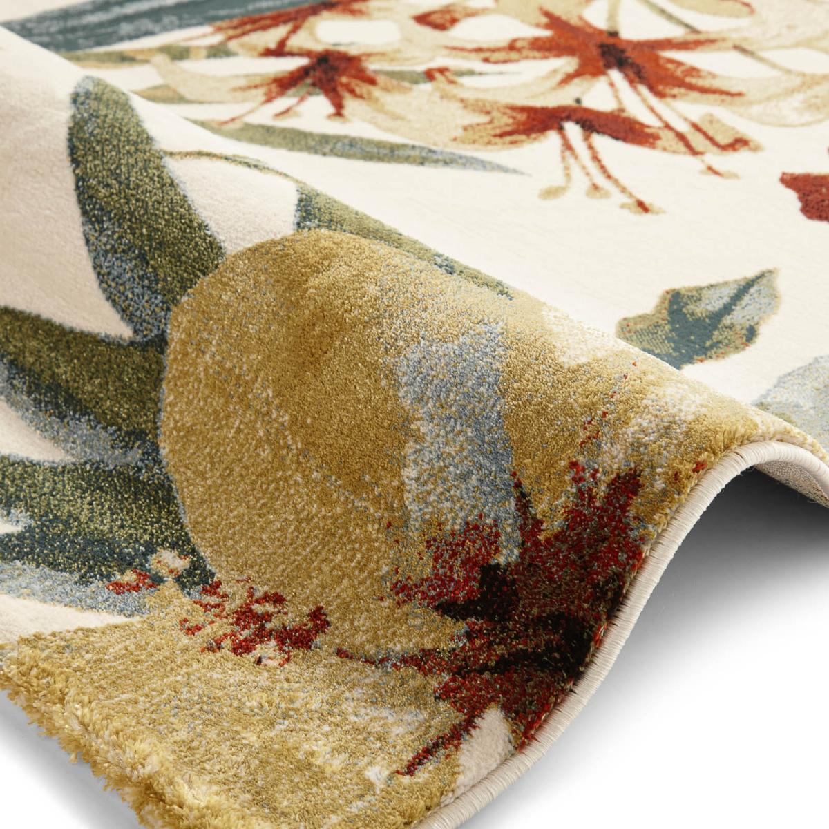 Tropics Rugs 6093 in Cream and Multi-colours 120x170cm – image 2