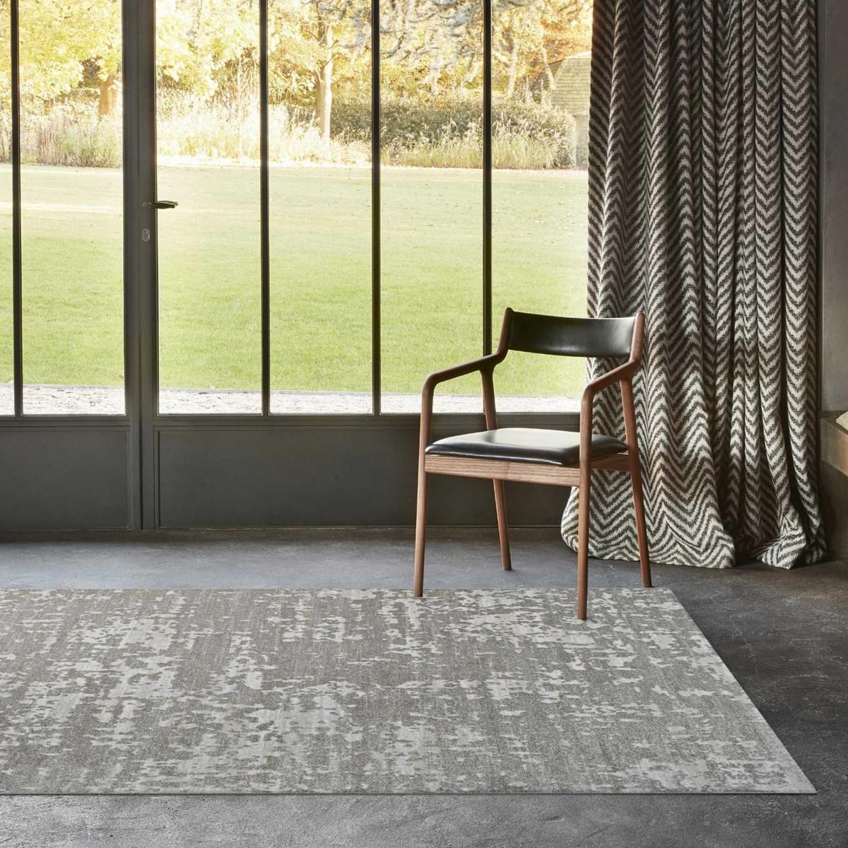 Geo Modern Abstract Textured Rugs in 410007 7121 Taupe Beige – image 1