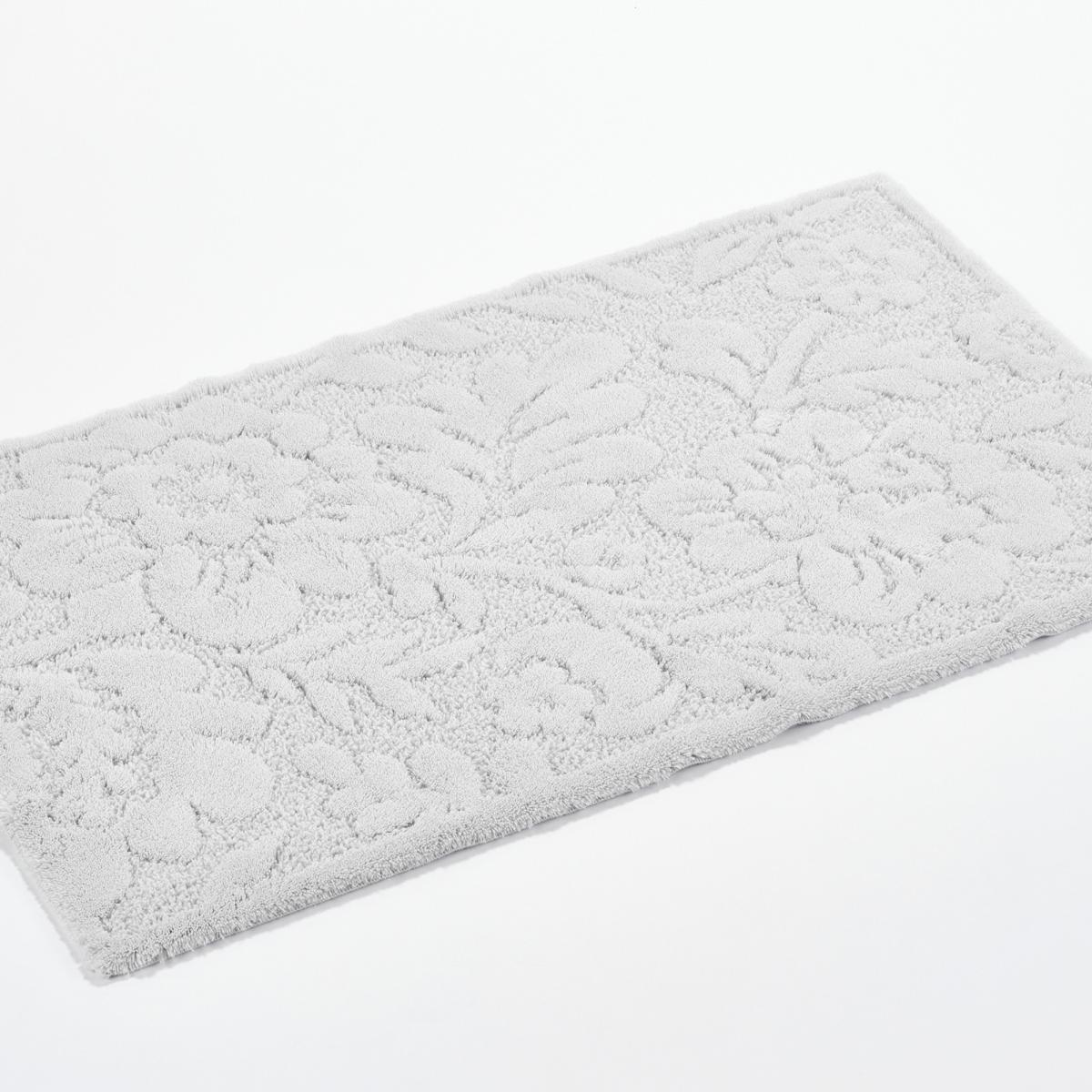 Brighton 930 Floral Bath Mats in Perle by Designer Abyss & Habidecor&nbsp;60x100cm – image 3