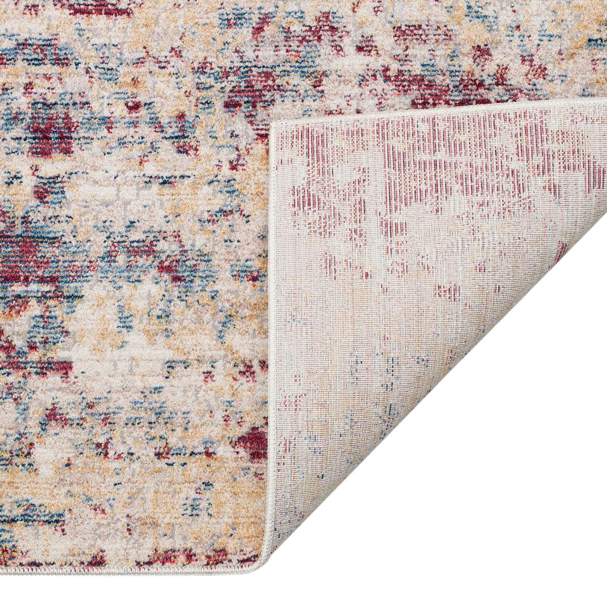 Essence Distressed Abstract ESSC05 Runner Rugs in Multicolour 80x300cm – image 2