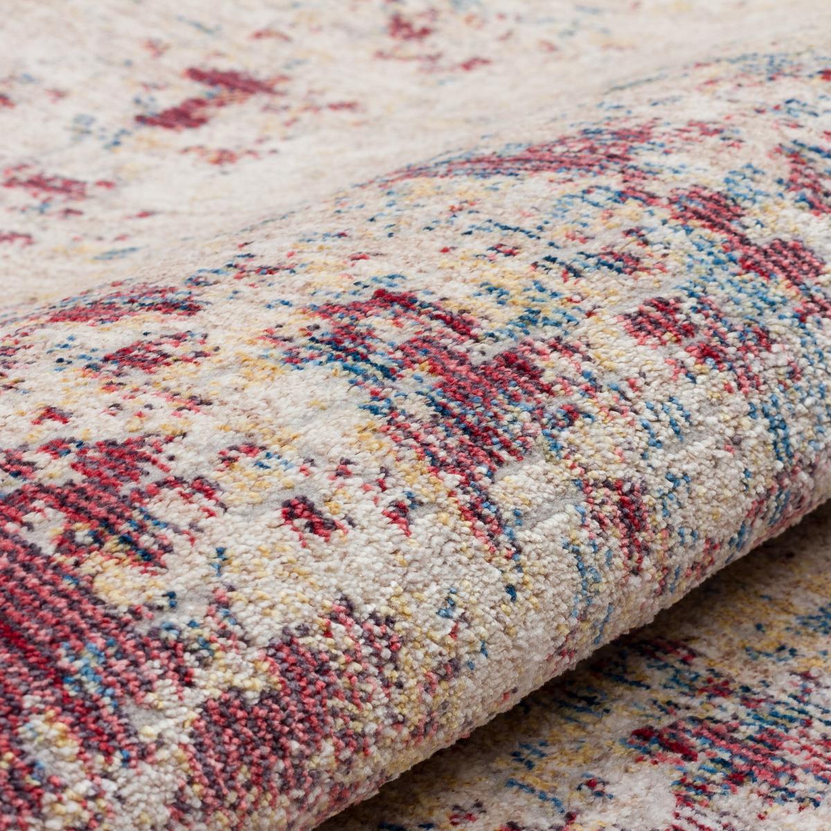 Essence Distressed Abstract ESSC05 Runner Rugs in Multicolour 80x300cm – image 4