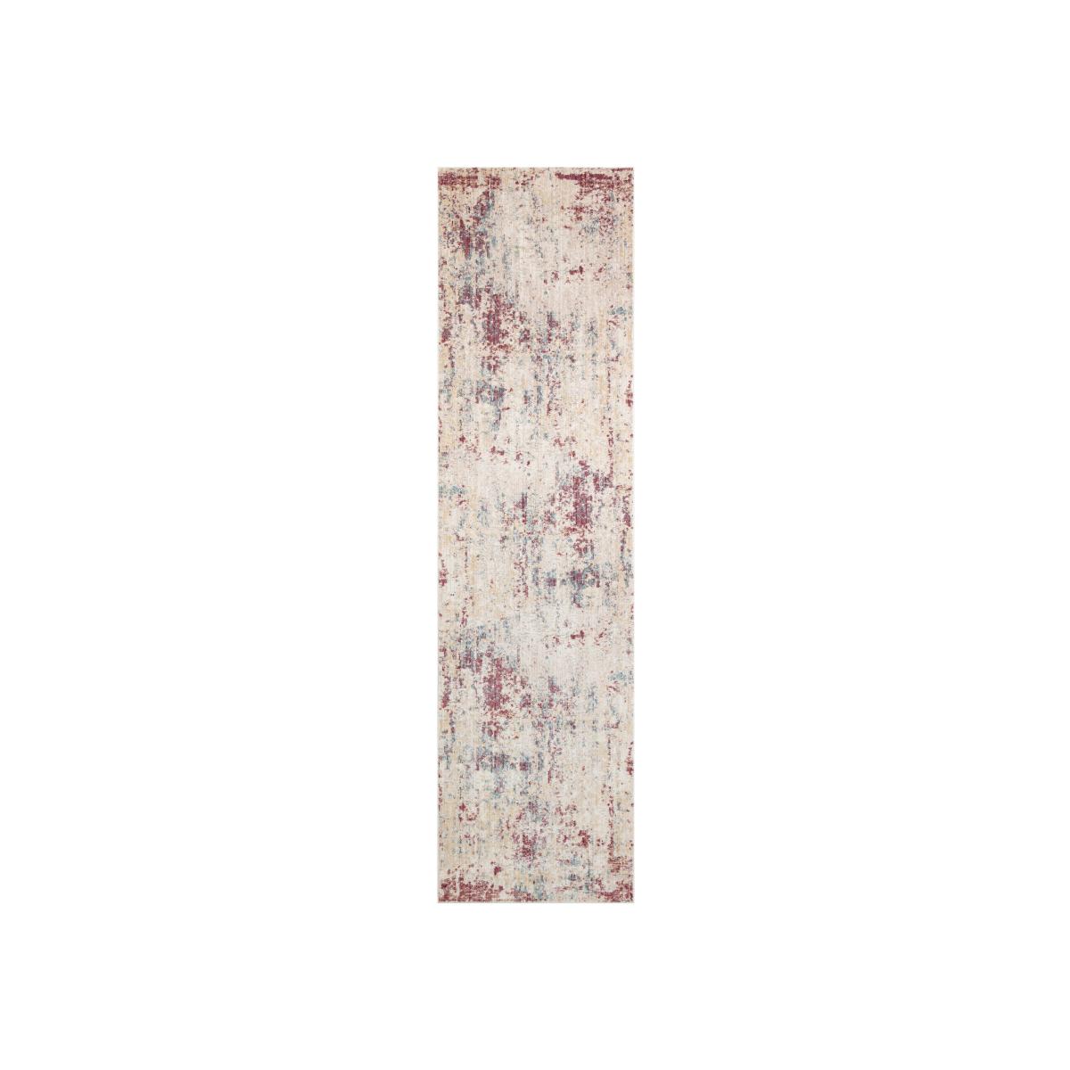 Essence Distressed Abstract ESSC05 Runner Rugs in Multicolour 80x300cm – image 1