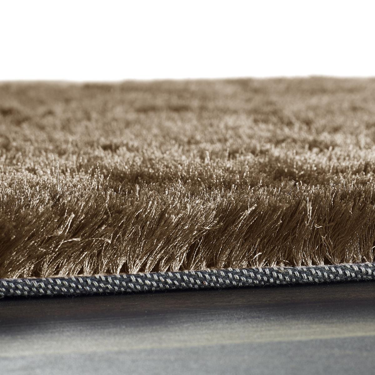 Shimmer Shaggy Lustrous Rugs in Mushroom&nbsp;80x150cm – image 2