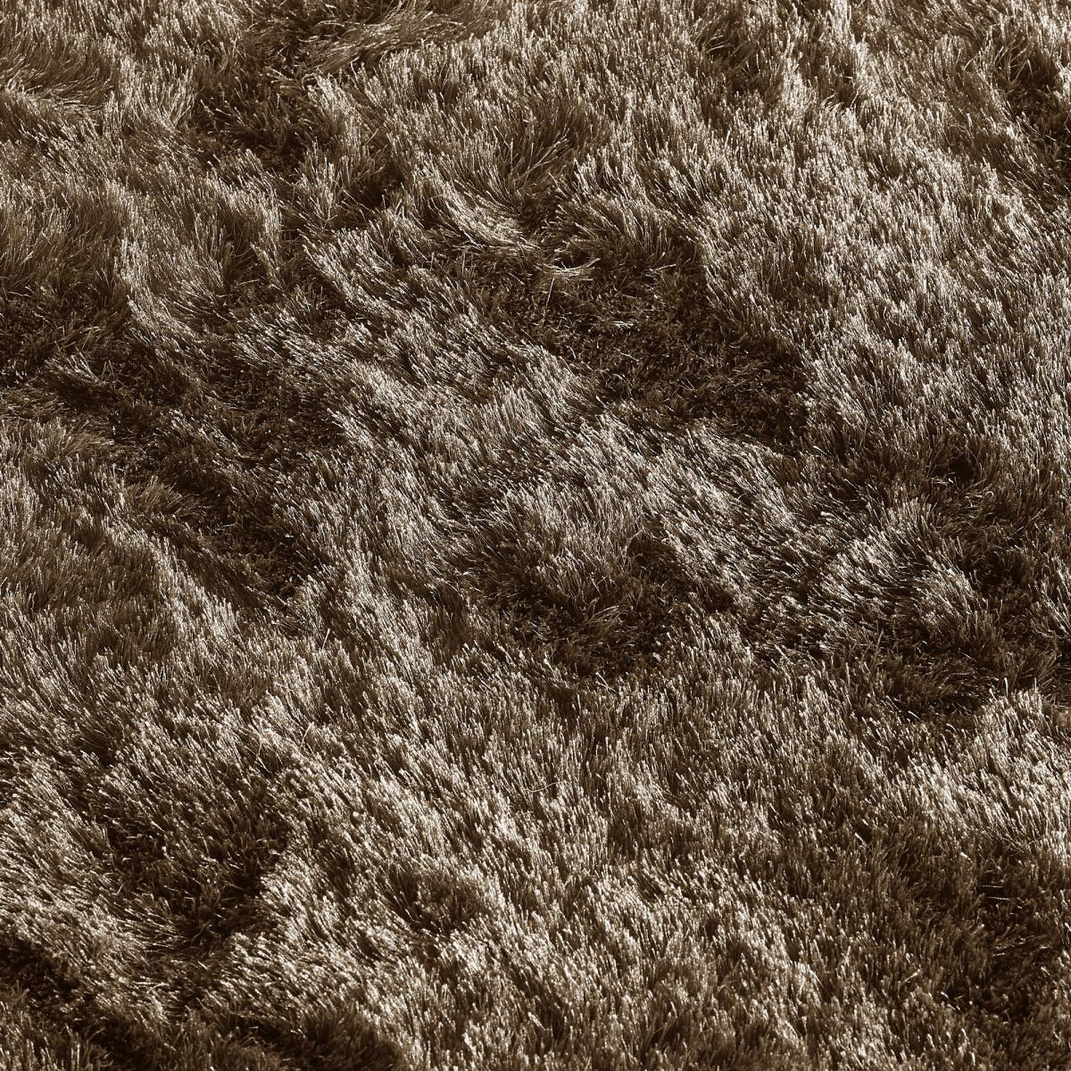 Shimmer Shaggy Lustrous Rugs in Mushroom&nbsp;80x150cm – image 3