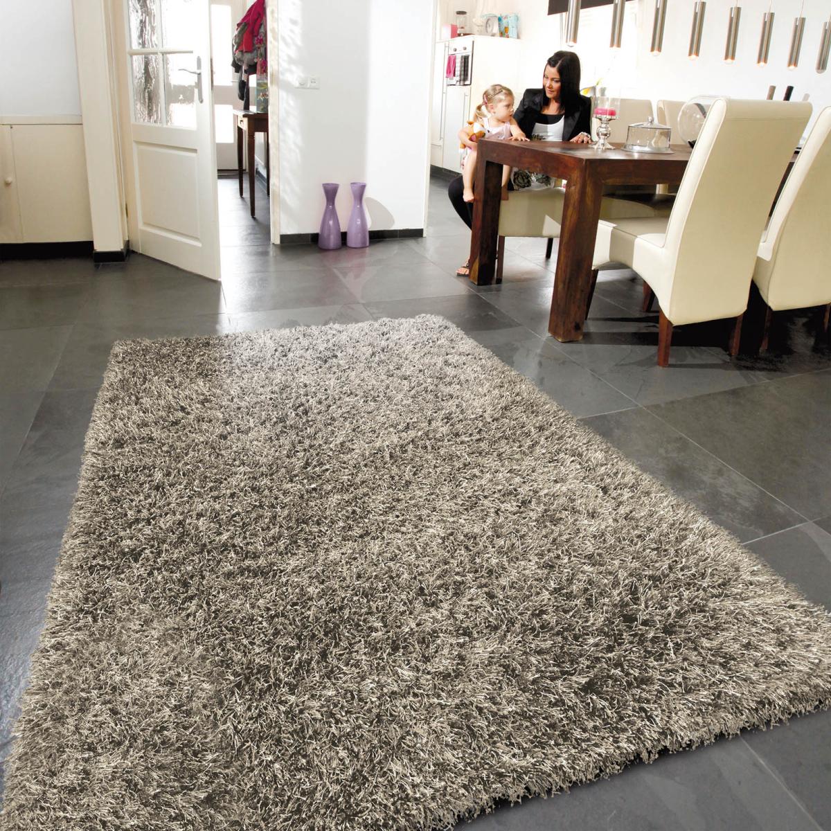 Lounge Collection Beat Shaggy Rugs 11 Natural 140x200cm – image 1