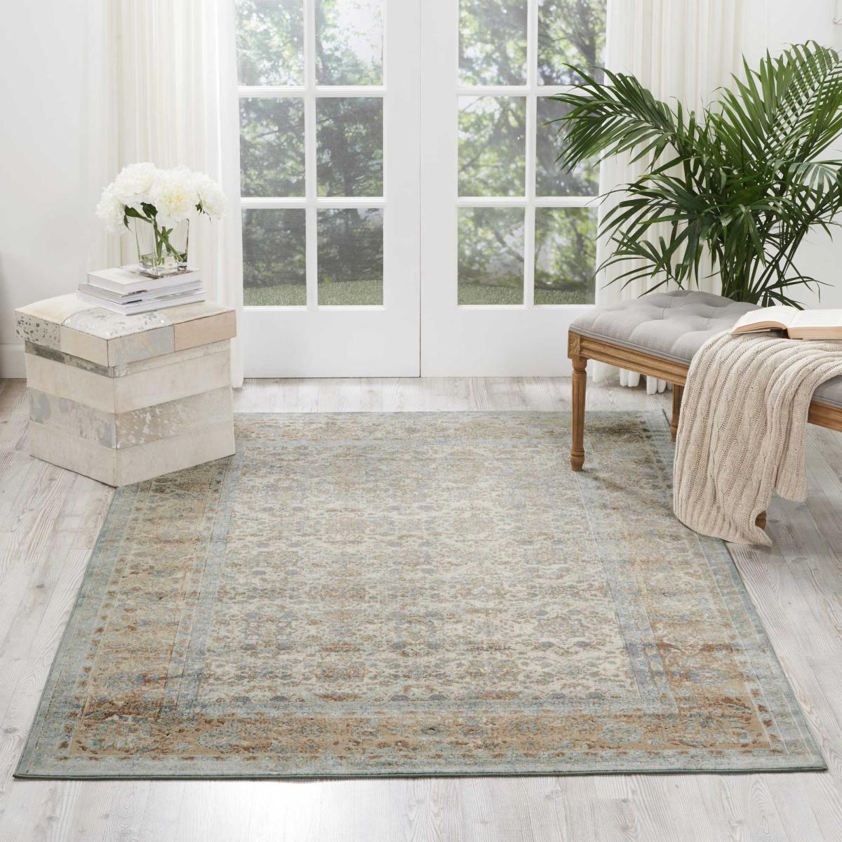 Malta MAI09 Traditional Rugs by Kathy Ireland in Slate Grey – image 1