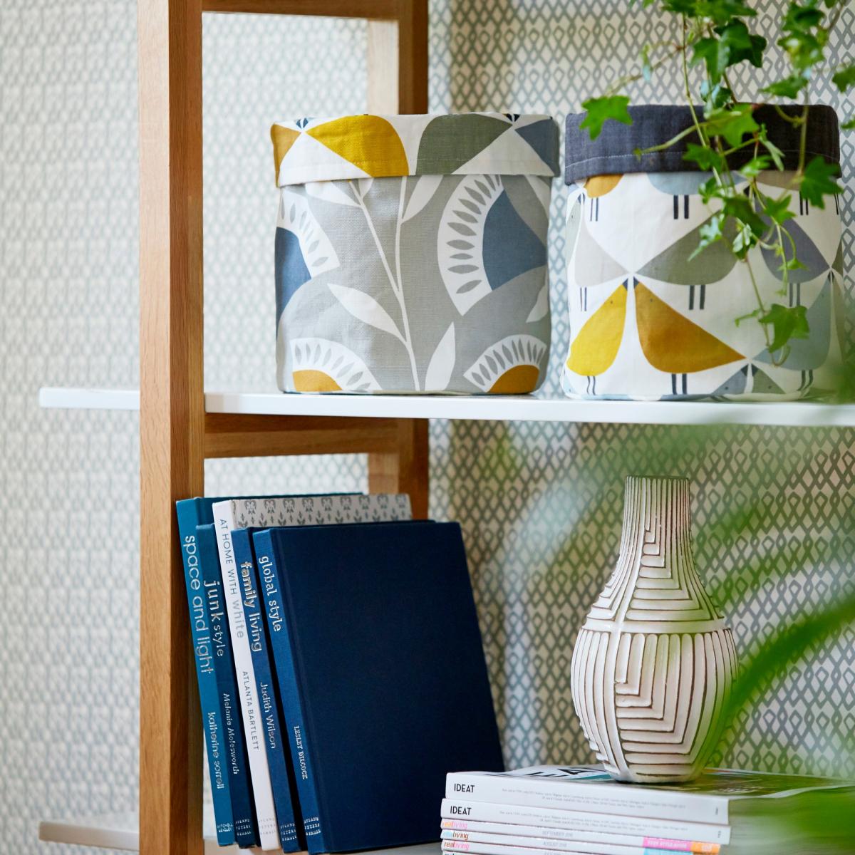 Ristikko Wallpaper 111540 by Scion in Dove Grey Roll – image 2