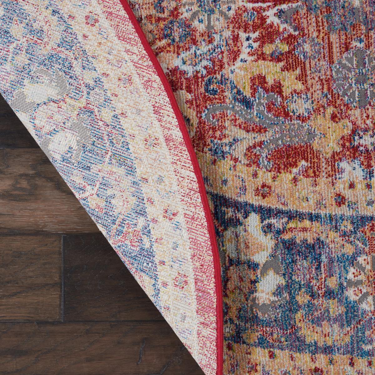 Ankara Global Circular Rugs ANR02 in Red 183x183cm – image 4