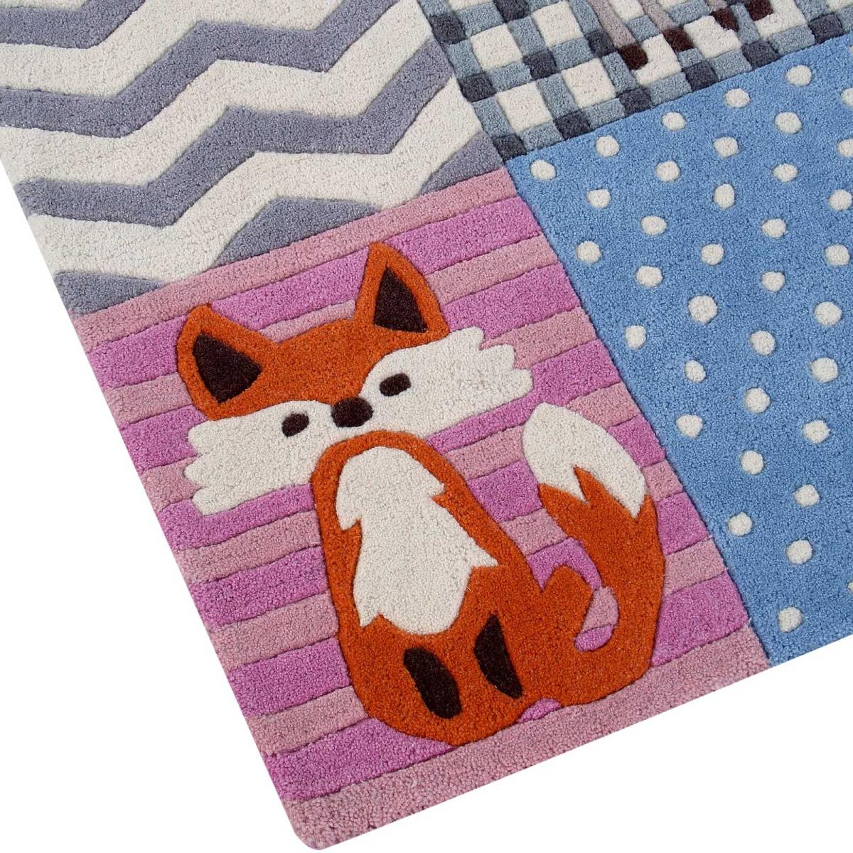 Woodland Creatures Multi-coloured Rugs by Ana & Noush – image 2