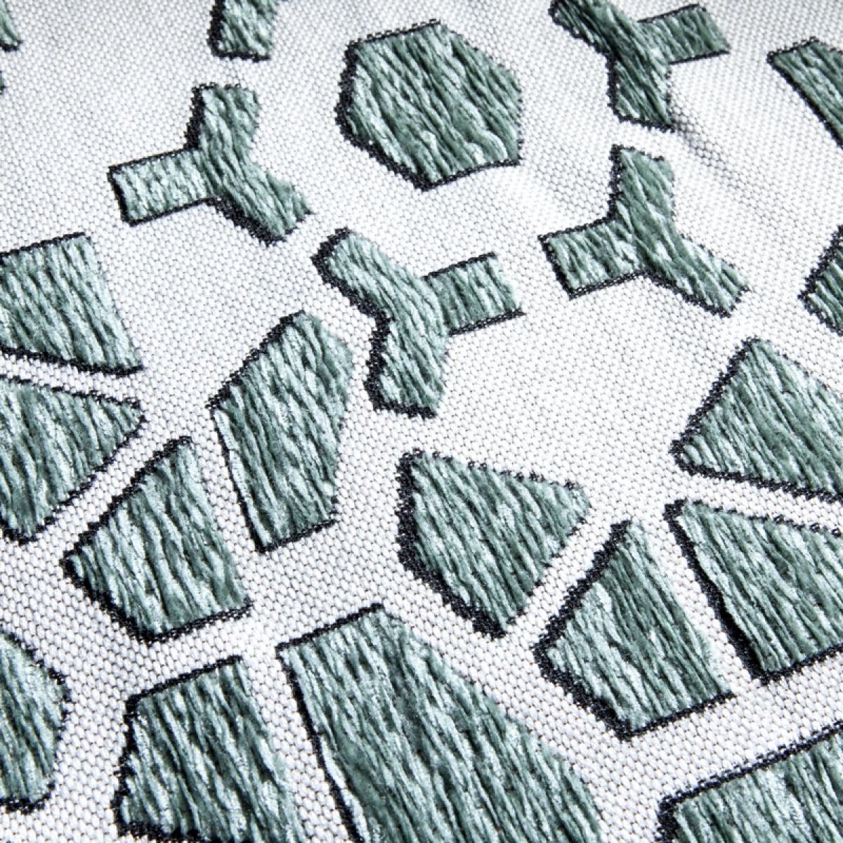 Milek Tattoo Dragon Rug in Aqua Grey – image 2