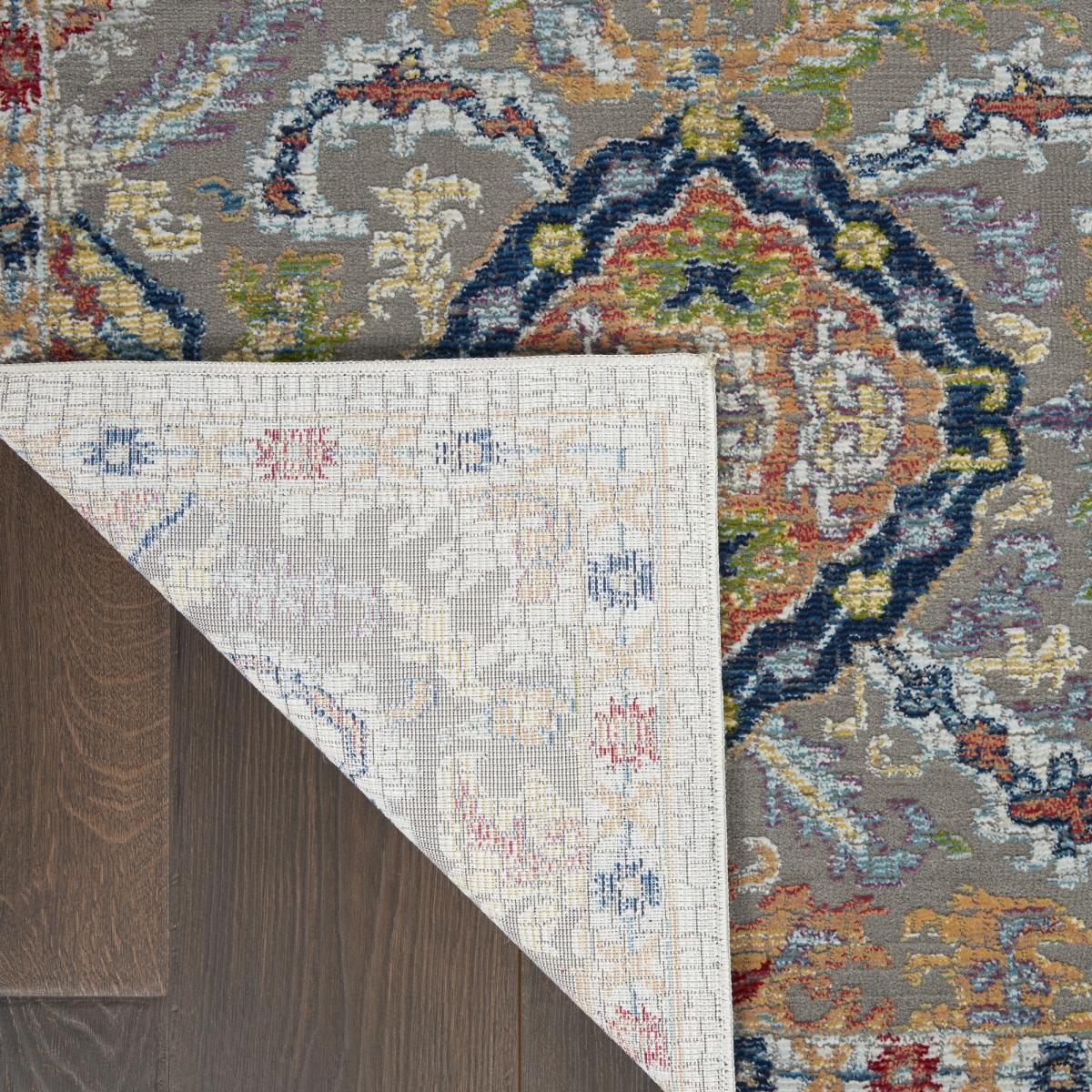 Ankara Global Traditional Persian Hallway Runners ANR12 in Grey Multi 61x183cm – image 3