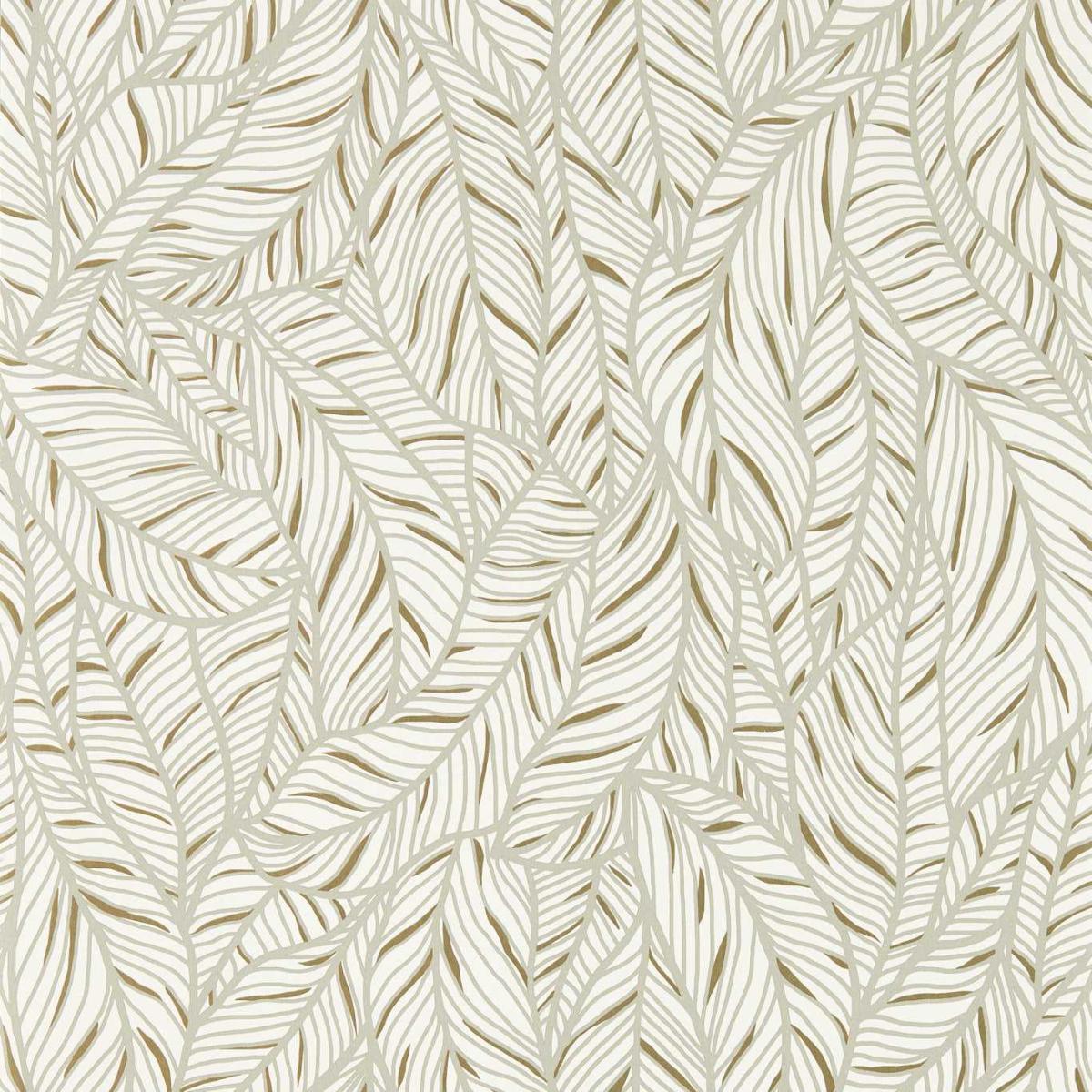 Selva Wallpaper W0144 03 by Clarke and Clarke in Linen Champagne Roll