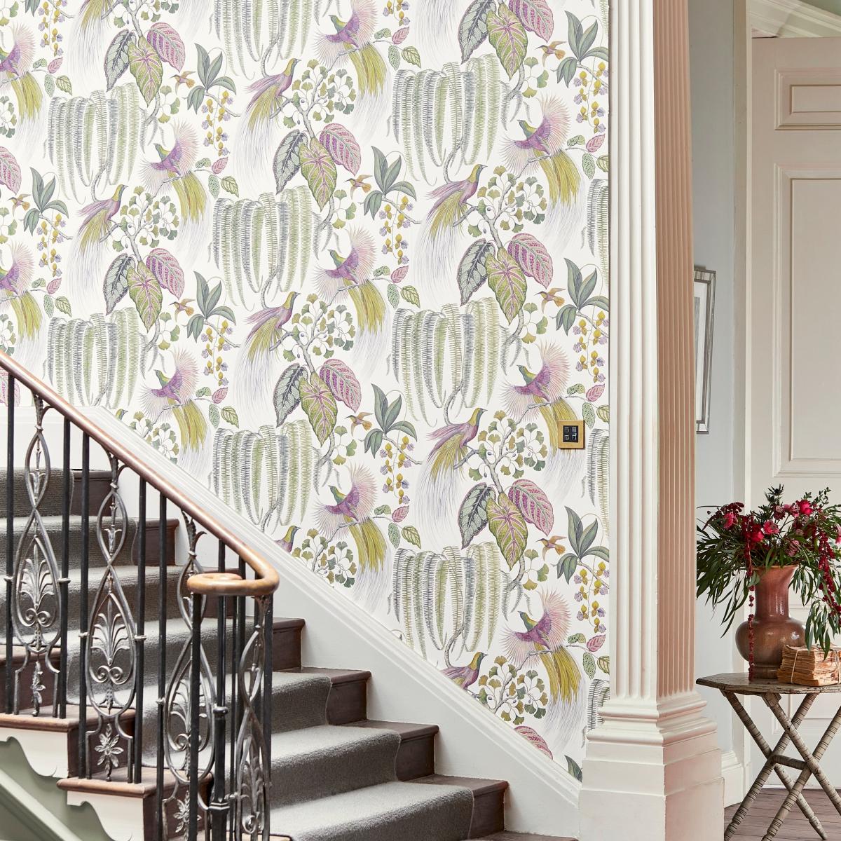 Bird Of Paradise Wallpaper 216654 by Sanderson in Orchid Purple Roll – image 1