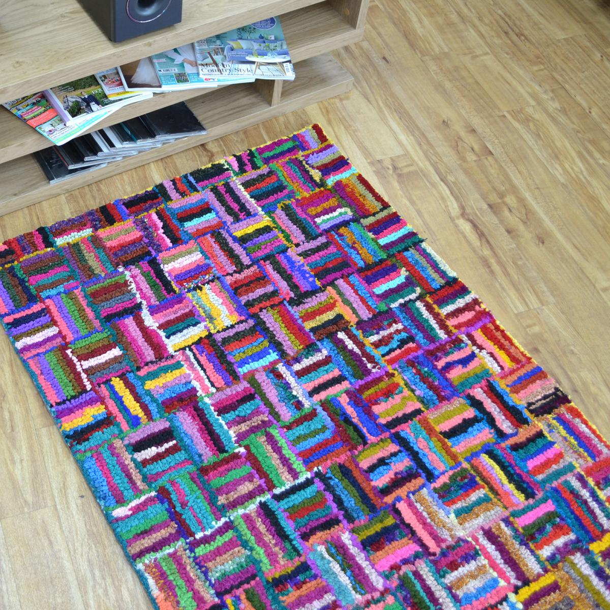 Cotton Chindi Sunshine Multicoloured Rugs 03&nbsp;90x150cm – image 4