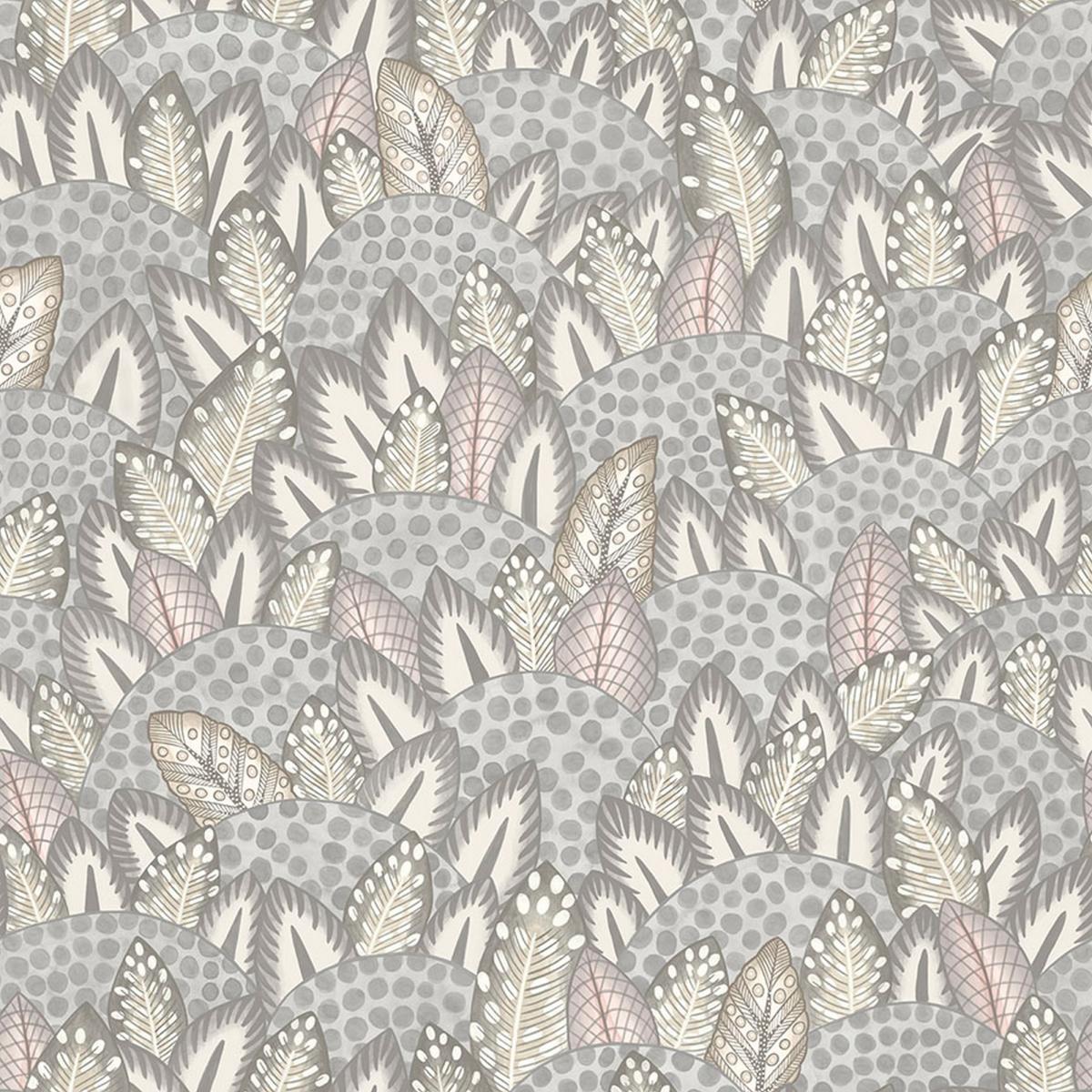 Zulu Terrain Wallpaper 119 9040 by Cole & Son in Heath Grey BlushRoll
