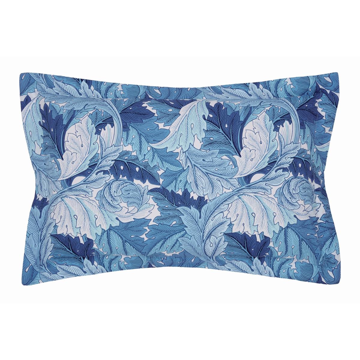 Acanthus Bedding by Morris and Co in Woad Blue74x48cm – image 3