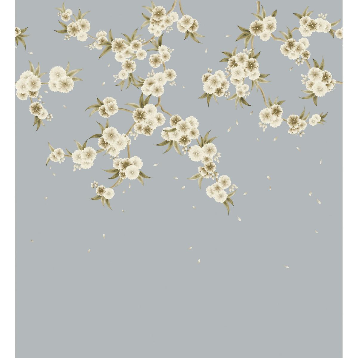 Rosa Wallpaper 112888 by Harlequin in Feather Grey Paper Lantern Oyster Roll – image 5