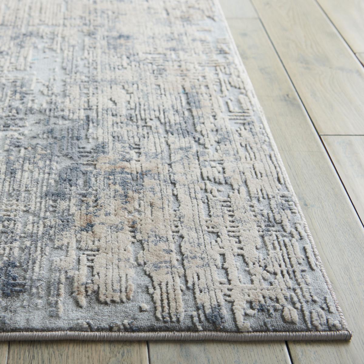 Rustic Textures RUS01 Abstract Rugs in Grey Beige 239x320cm – image 2