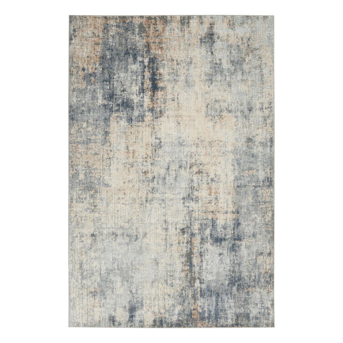 Rustic Textures RUS01 Abstract Rugs in Grey Beige 239x320cm – image 5