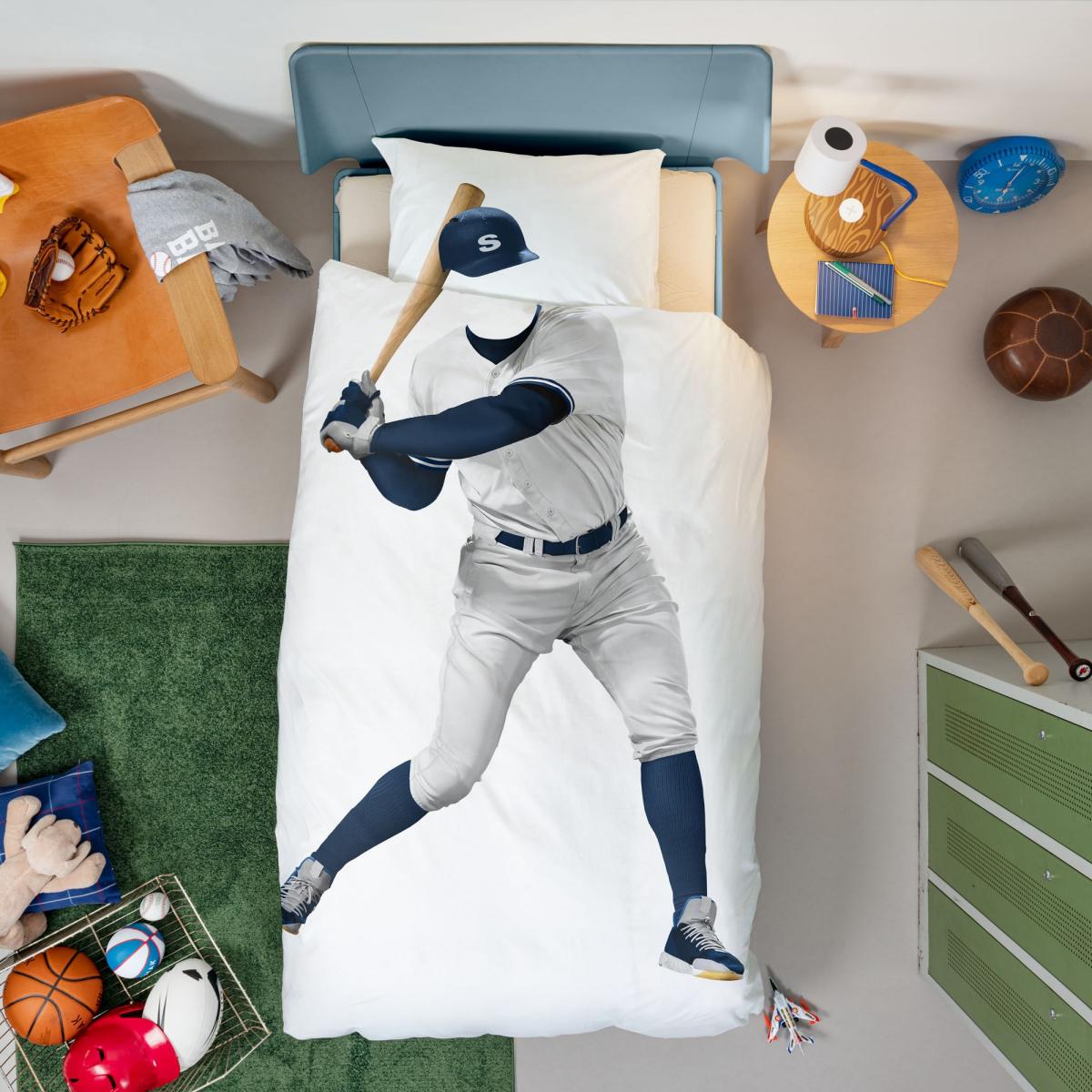 Snurk Baseball Cap Organic Cotton Bedding in White 135X200cm – image 2