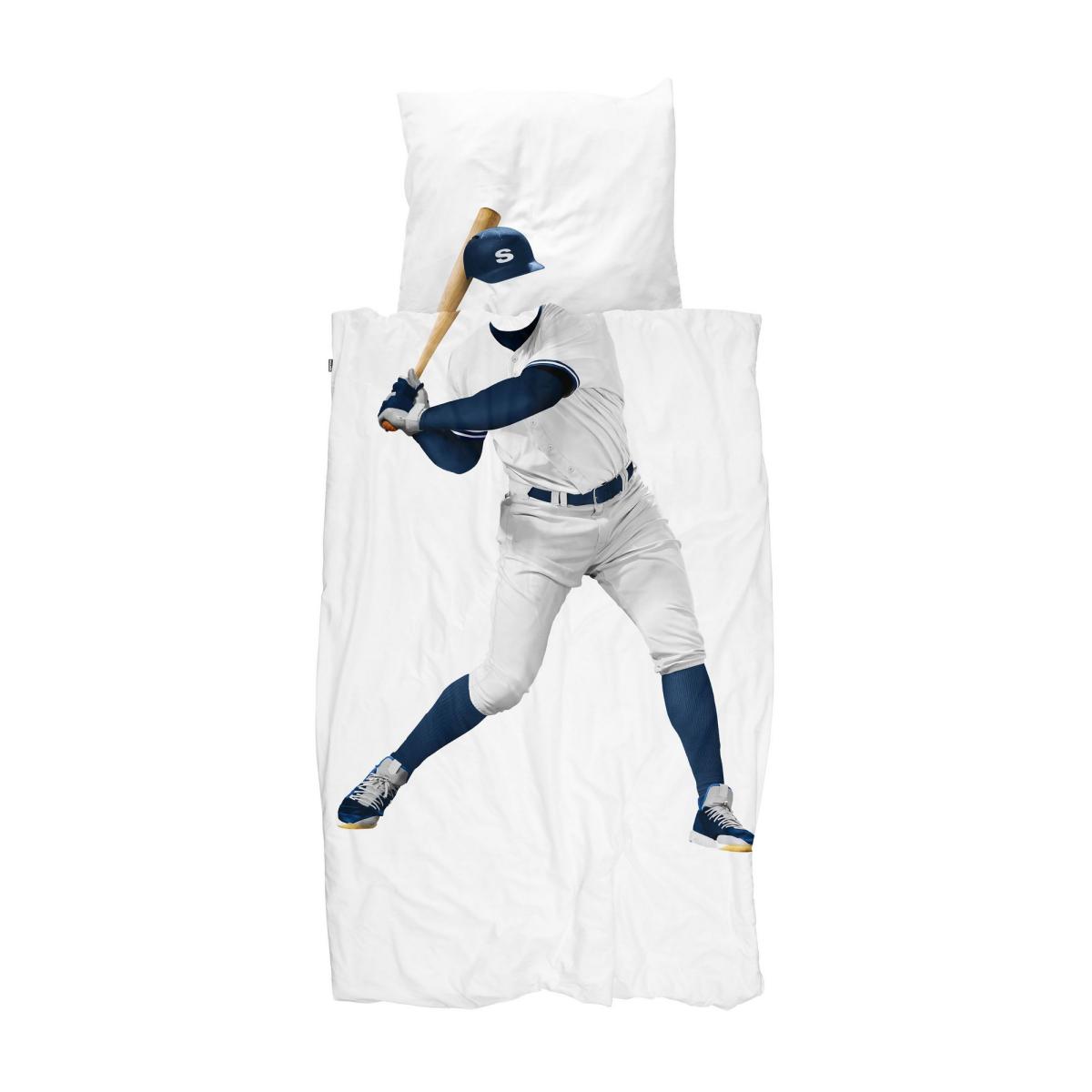 Snurk Baseball Cap Organic Cotton Bedding in White 135X200cm – image 3