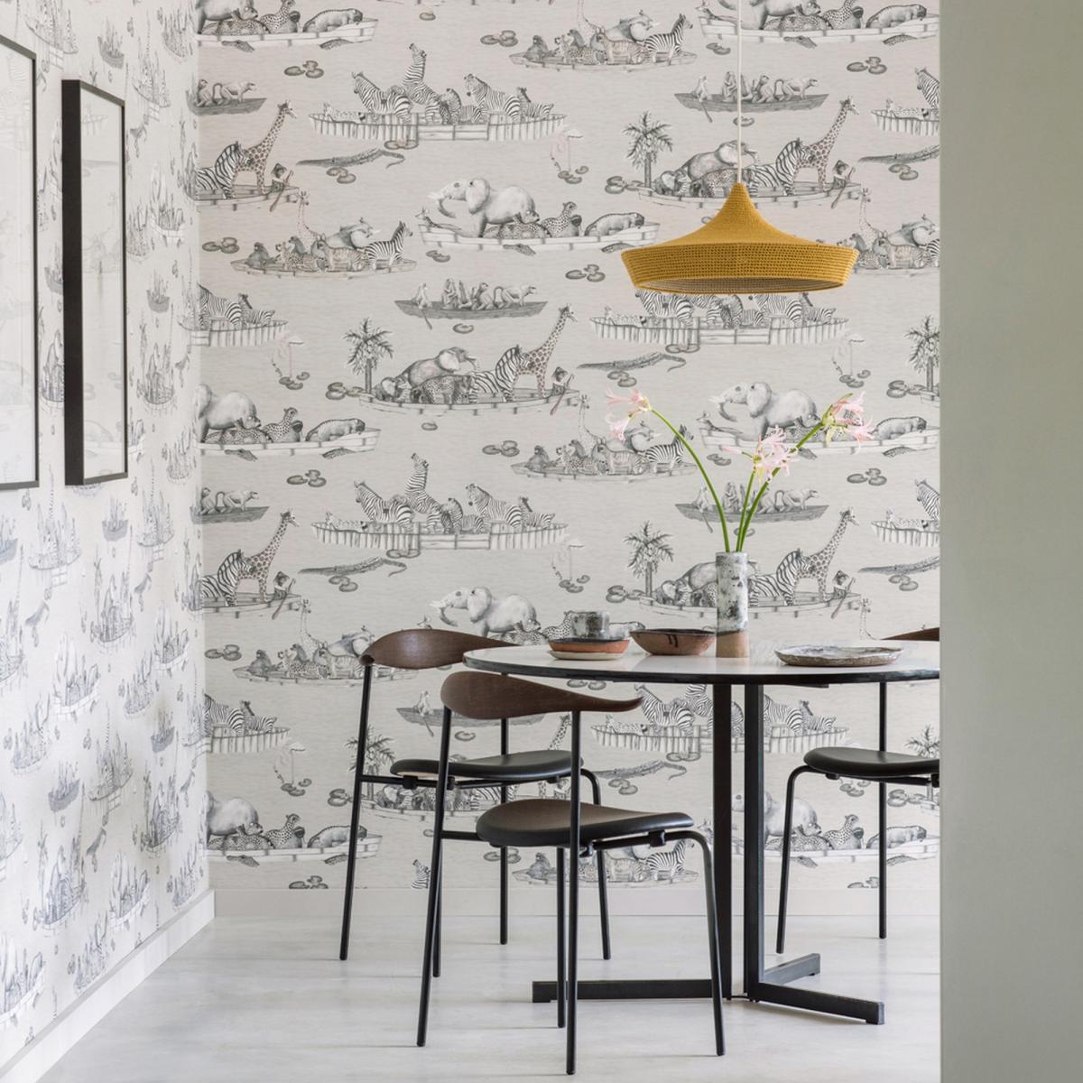 Zambezi Wallpaper 14062 by Cole & Son in Soot StoneRoll