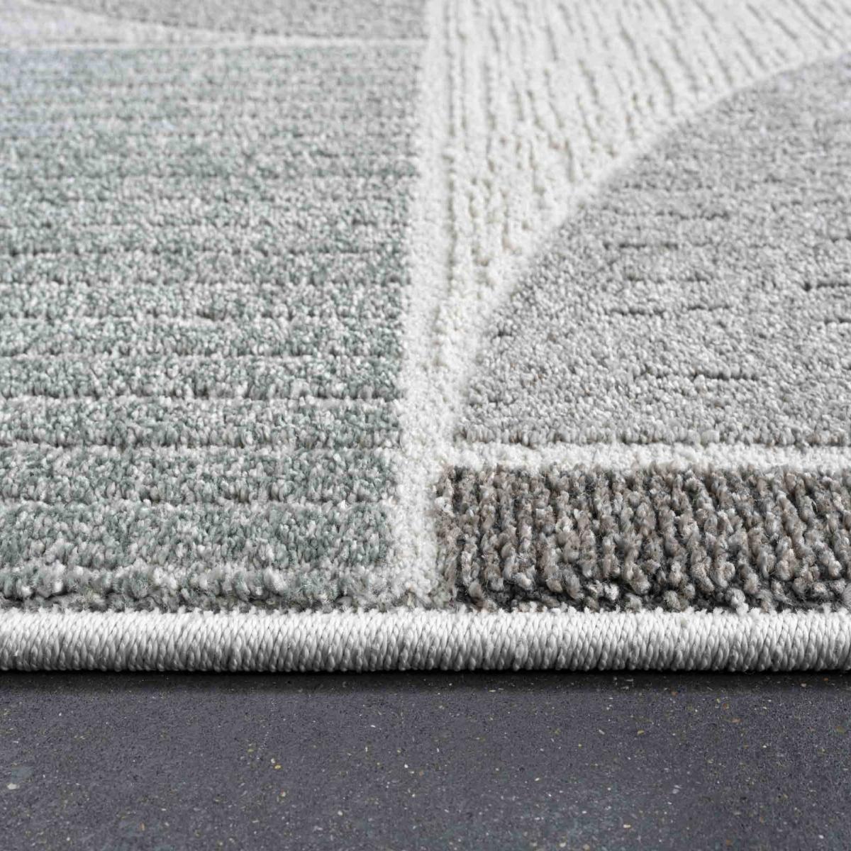 Milano 46002 6141 Geometric Rugs in Green – image 2