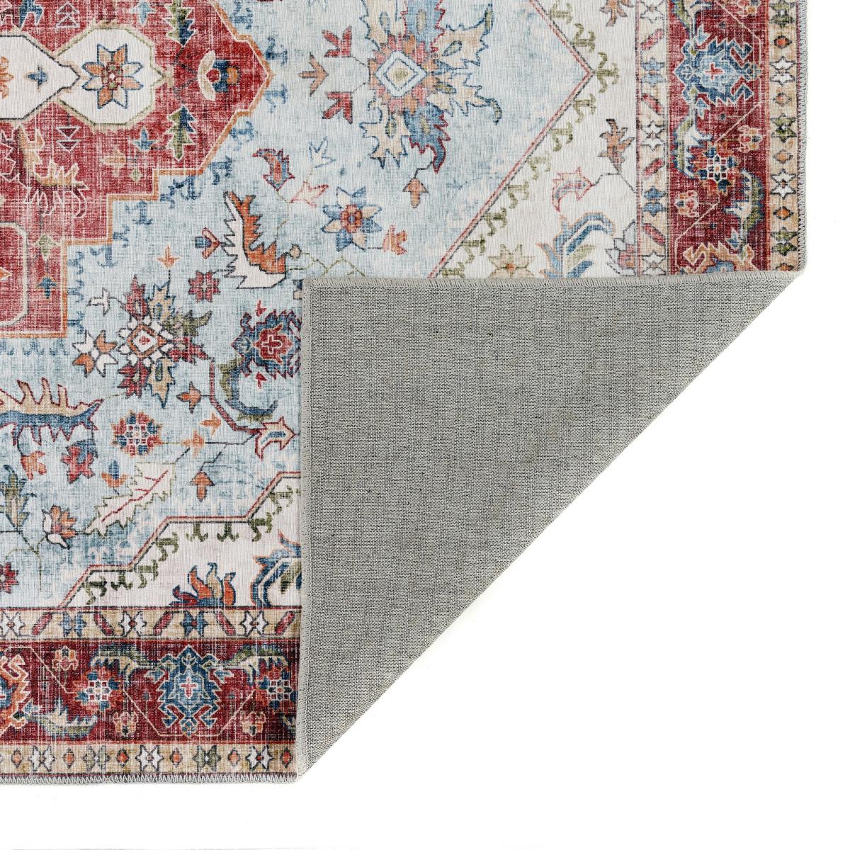 Origins Washable Marrakesh Traditional Medallion Rug in Multi 80x150cm – image 4
