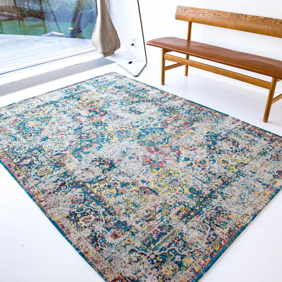 Louis De Poortere Antique Bakthiari Rugs 8711 in Topkapi Multi – image 1