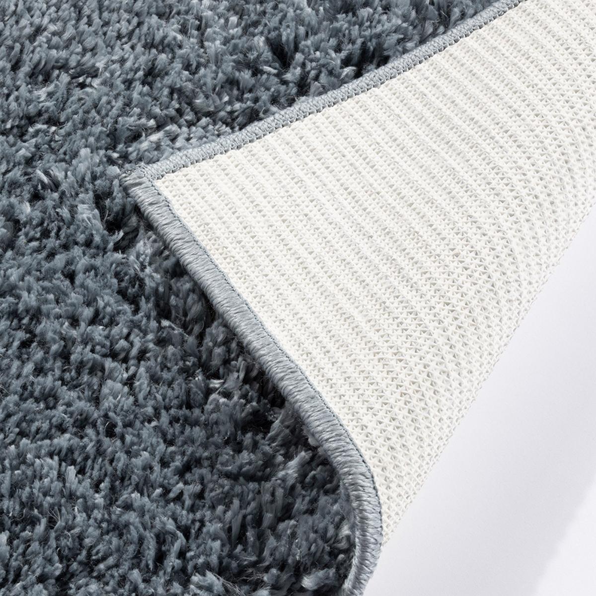 Larissa Washable Plain Shaggy Runner Rug in Blue67x200cm – image 3