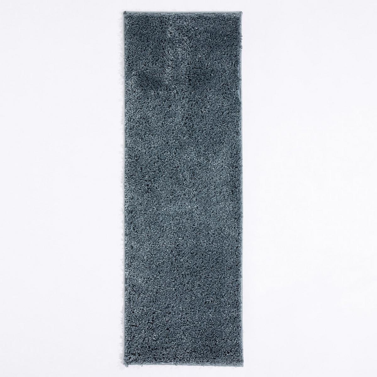 Larissa Washable Plain Shaggy Runner Rug in Blue67x200cm – image 5