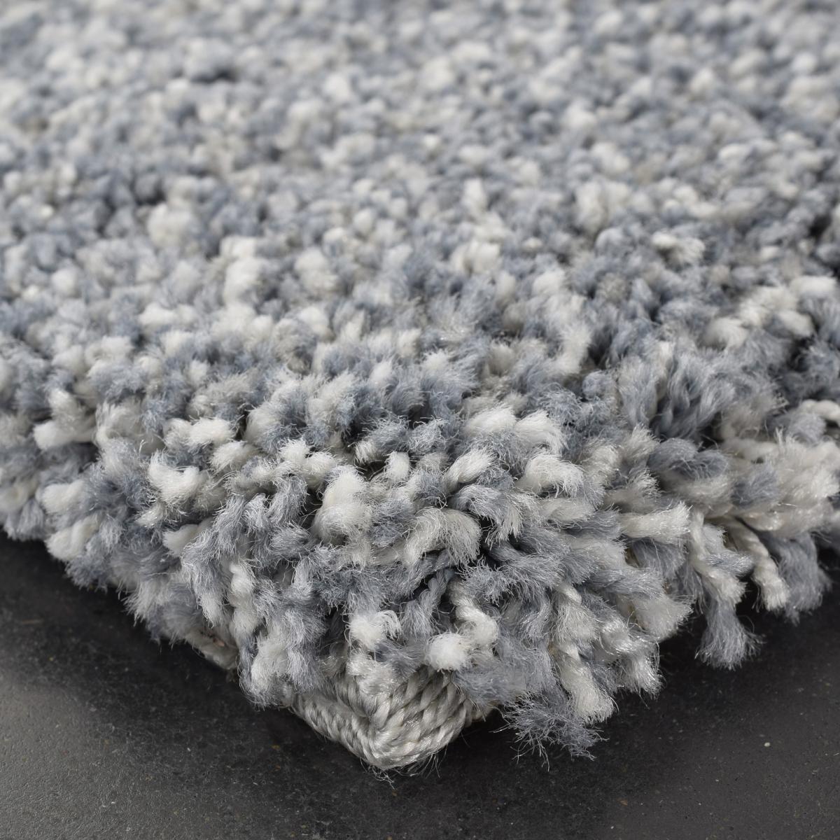 Mehari 23252 5454 Speckled Shaggy Rugs in Blue&nbsp;80x150cm – image 2