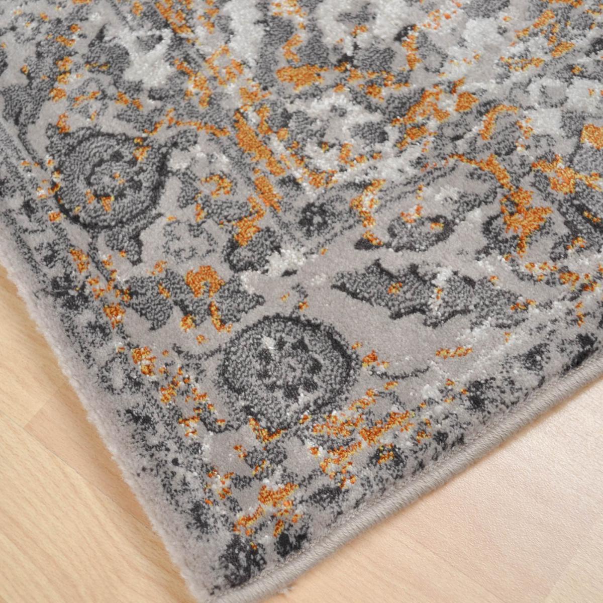 Grandeur Traditional Medallion Rugs in Slate Grey240x330cm – image 2