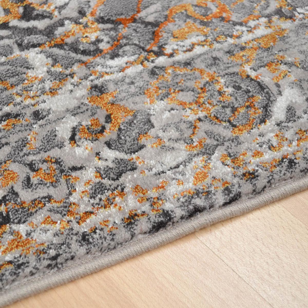 Grandeur Traditional Medallion Rugs in Slate Grey240x330cm – image 3