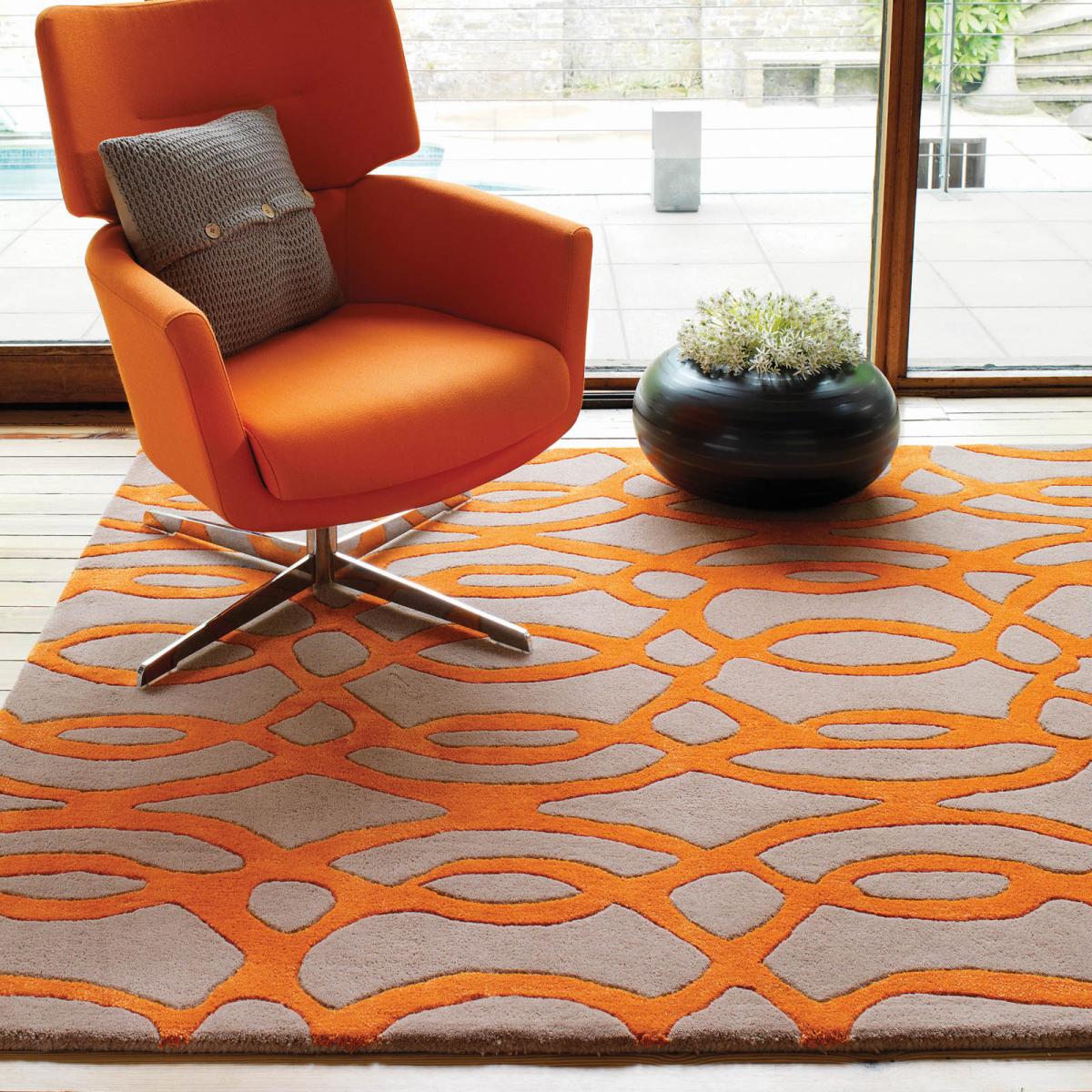 Matrix Wire Rugs MAX37 Orange – image 1