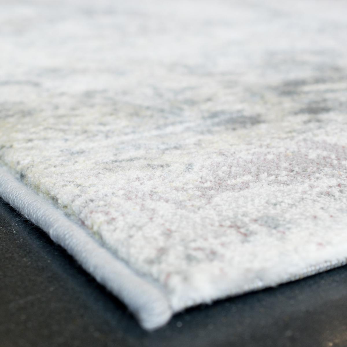 Galleria Marble Abstract 63618 6797 Rugs in Light Grey Multi 133x195cm – image 3