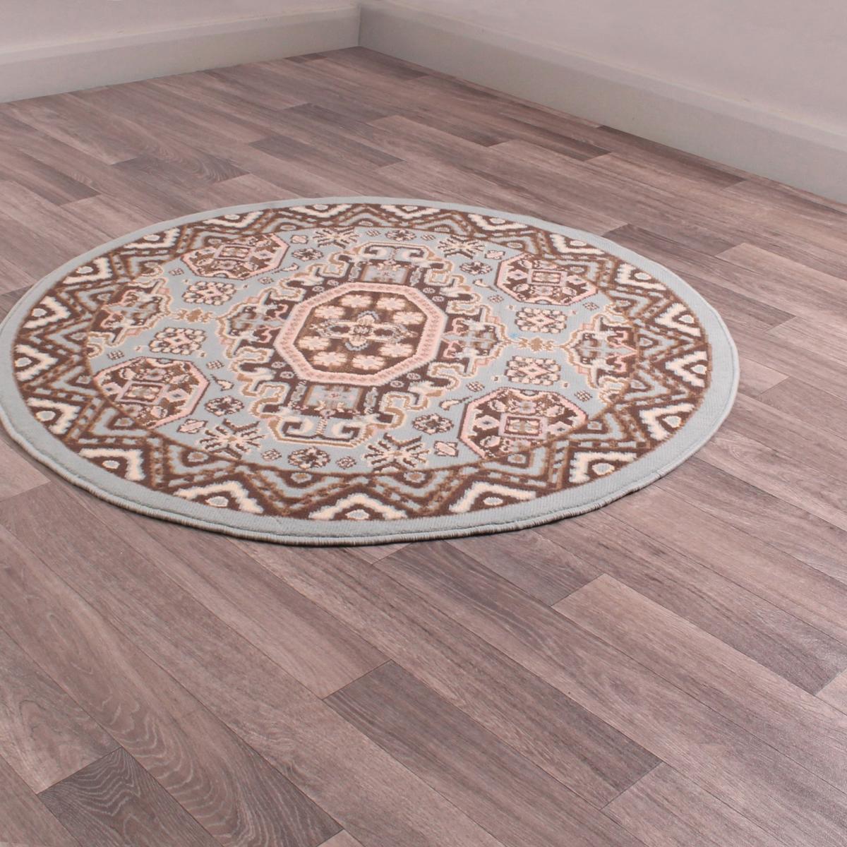 Kayo Circular Rugs in Sky by Rugstyle 120x120cm – image 2