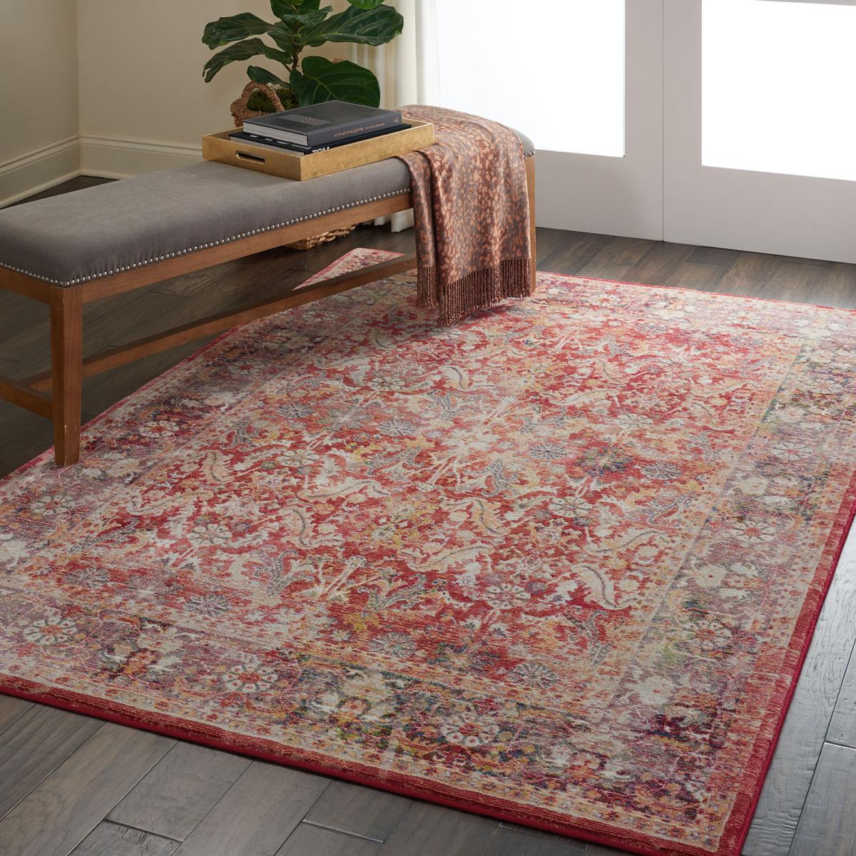 Ankara Global Traditional Persian Rugs ANR02 in Red 61x122cm – image 1