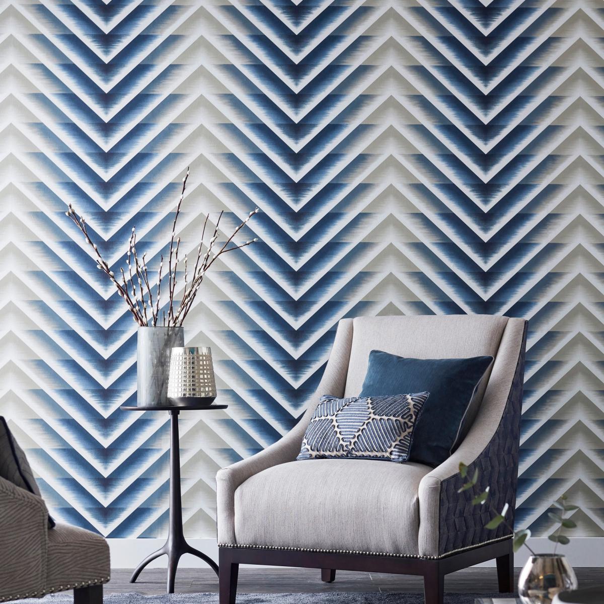 Makalu Wallpaper 111584 by Harlequin in Moonlight BlueRoll – image 1