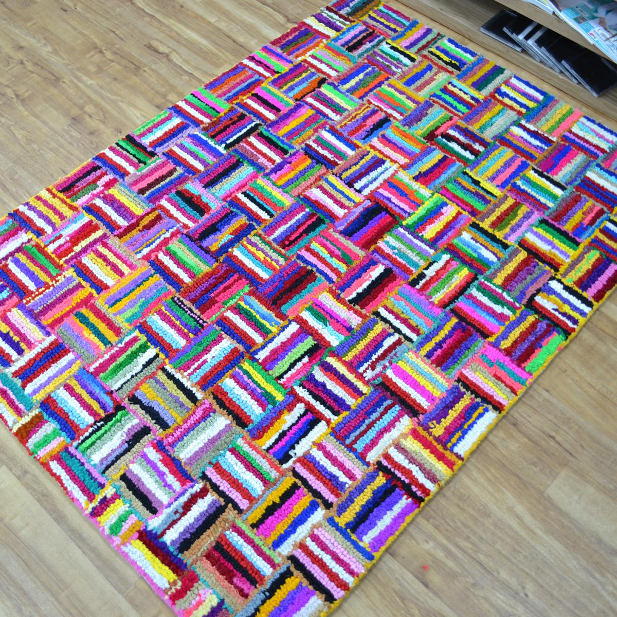 Cotton Chindi Sunshine Multicoloured Rugs 05 120x170cm – image 4