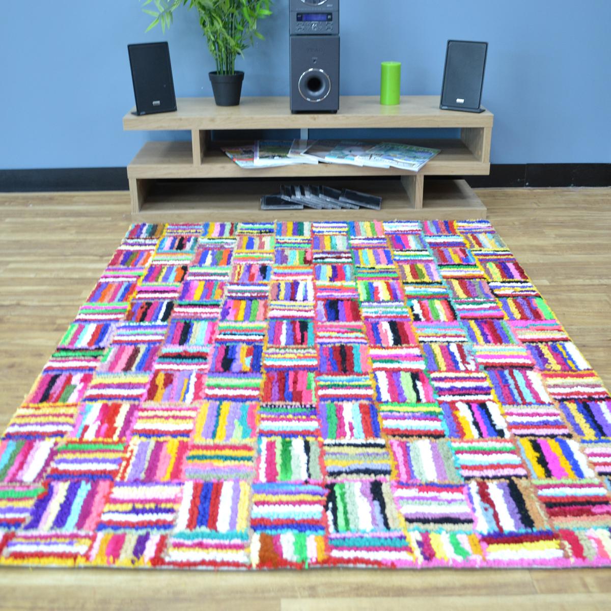 Cotton Chindi Sunshine Multicoloured Rugs 05 120x170cm – image 5