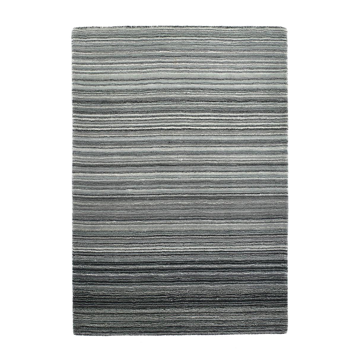 Fine Stripes Modern Pattern Wool Rugs in Grey&nbsp;120x170cm – image 2