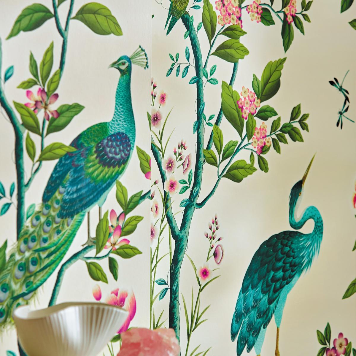 Florence Wallpaper 112891 by Harlequin in Fig Blossom Apple Peony Roll – image 3