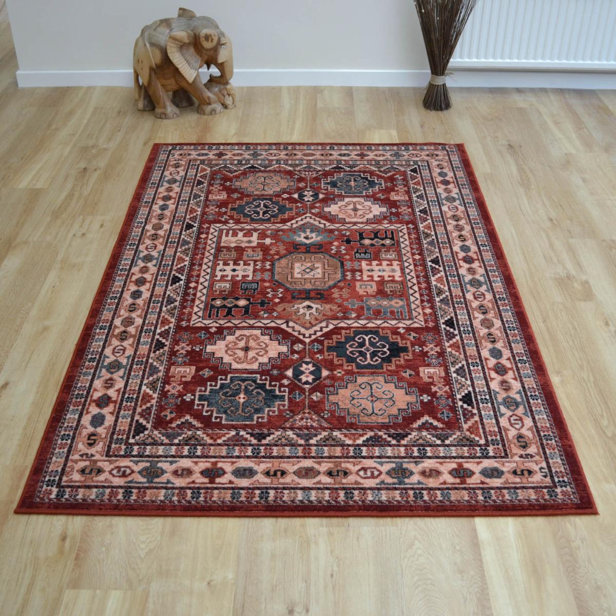 Royal Kashqai Traditional Wool Rugs 4306 300 in Brick 200x300cm – image 2