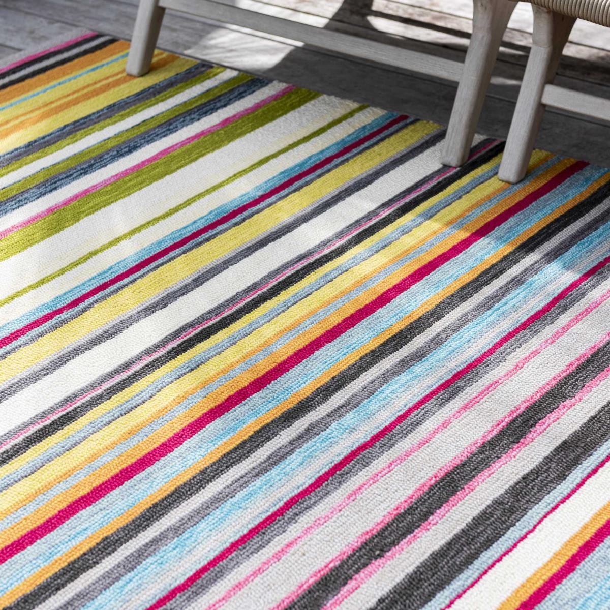 Habitat LaVida Outdoor Stripe Rugs in Multi 476801 – image 2